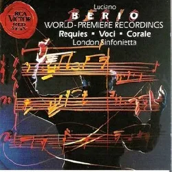 cd luciano berio - voci / requies / corale (1990)