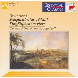 cd ludwig van beethoven - symphonies no. 4 & no. 7 - king stephen overture (1992)