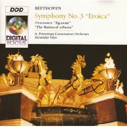 cd ludwig van beethoven - symphony no. 3 - overtures: 'egmont', 'the ruins of athens'