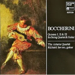 cd luigi boccherini - quintets i, ii & iii for string quartet & guitar (1991)