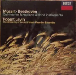 cd mozart · beethoven - robert levin, the academy of ancient music chamber ensemble - quintets for fortepiano & wind instruments (