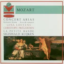 cd mozart, la petite bande, sigiswald kuijken, lena lootens, christoph prégardien - mozart: concert arias (1989)