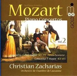 cd mozart - orchestre de chambre de lausanne, christian zacharias - piano concertos vol.2 (2005)