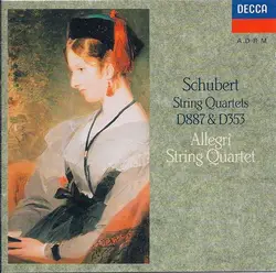cd schubert, allegri string quartet - string quartets d887 & d353 (1992)