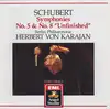 cd schubert, berliner philharmoniker, herbert von karajan - symphonies nos.5 & no. 8  (1987)