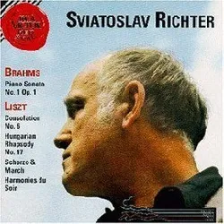 cd sonate pour piano no. 1 richter, piano + liszt