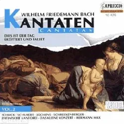 cd wilhelm friedemann bach - kantaten=cantatas vol. 2