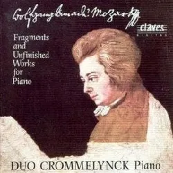 cd wolfgang amadeus mozart - fragments and unfinished works for piano (1991)