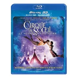 dvd cirque du soleil : le voyage imaginaire - combo blu - ray 3d + blu - ray + dvd
