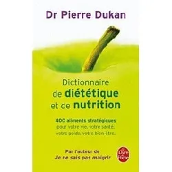 livre dictionnaire de diététique et de nutrition - poche