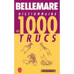 livre dictionnaire des 1000 trucs - poche
