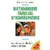 livre dictionnaire familial d'homéopathie