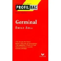 livre 'germinal', emile zola - poche