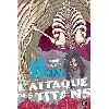 livre l'attaque des titans tome 11 - album - edition colossale