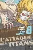 livre l'attaque des titans tome 8 - tankobon - edition colossale
