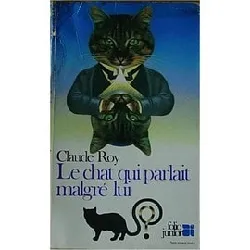 livre le chat qui parlait malgré lui