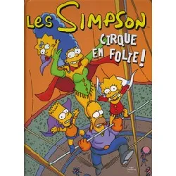 livre les simpson - cirque en folie