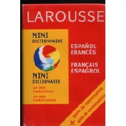 livre mini - dictionnaire français - espagnol / espagnol - français