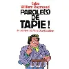 livre paroles de tapie