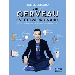 livre votre cerveau est extraordinaire - 50 astuces de mentaliste qui vont vous changer la vie - grand format