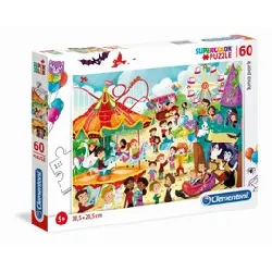 puzzle enfant 60 pièces - le parc d'attractions
