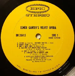 vinyle elmer gantry's velvet opera - elmer gantry's velvet opera (1968)