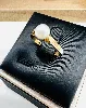 bague orné d'une perle de culture or 750 millième (18 ct) 1,65g