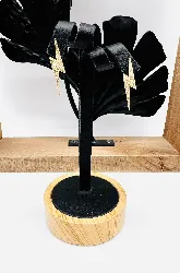 boucles d'oreilles éclair  or 750 millième (18 ct) 1,31g