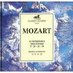 cd wolfgang amadeus mozart - symphonies moyennes - no. 24 - 25 - 29 (1992)