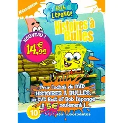 dvd bob l'éponge - histoires à bulles