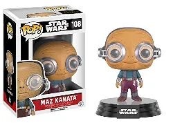 figurine funko! pop - star wars the force awakens - maz kanata - 108