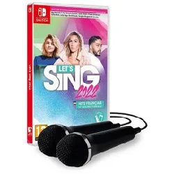 jeu nintendo switch let’s sing 2022 avec 2 microphones