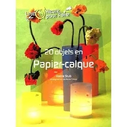 livre 20 objets en papier - calque