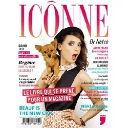 livre icônne by natoo - le livre qui se prend pour un magazine - natoo