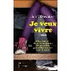 livre je veux vivre