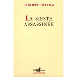 livre la sieste assassinée - grand format