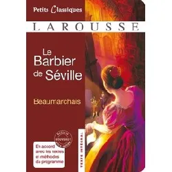 livre le barbier de séville - poche