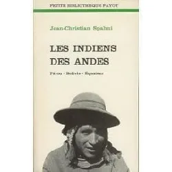 livre les indiens des andes