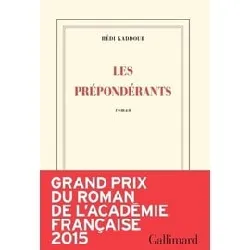 livre les prépondérants - grand format