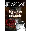 livre meurtre au manoir - poche