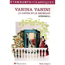 livre vanina vanini, le coffre et le revenant - stendhal