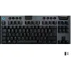 logitech gaming g915 tkl - clavier - backlit - usb, bluetooth, lightspeed - azerty - français - commutateur : gl tactile - carbone