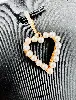 pendentif or coeur orné des perles de culture or 750 millième (18 ct) 1,83g