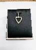 pendentif or coeur orné des perles de culture or 750 millième (18 ct) 1,83g