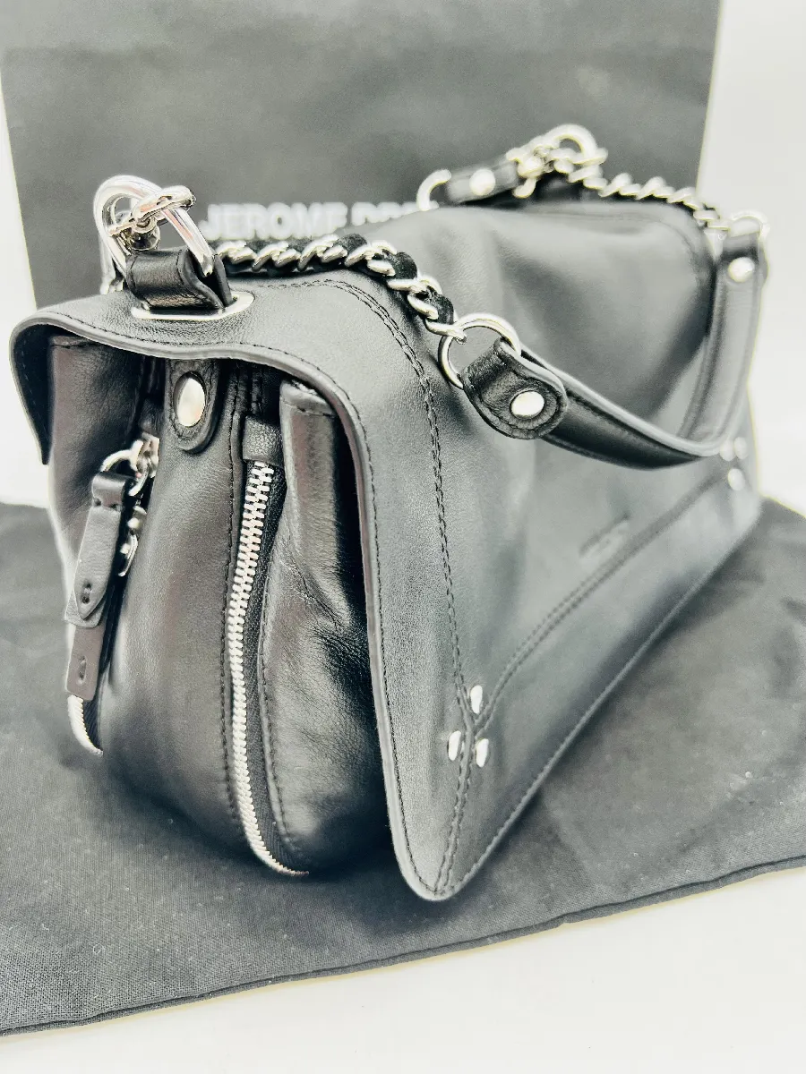 Pochette Jérôme Dreyfuss En Cuir De Veau - Neuf Avec étiquettes, Couleur Rouge, Style élégant Femme