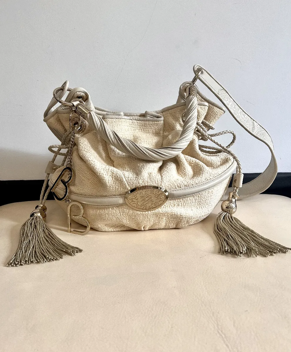 Sac Lancel BB (Brigitte Bardot) en Toile couleur crème DEALiCASH
