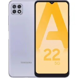 smartphone samsung galaxy a22 5g 128 go violet