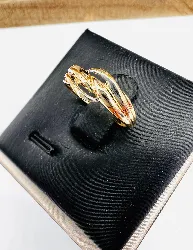 bague or rubans croisés  or 750 millième (18 ct) 1,34g