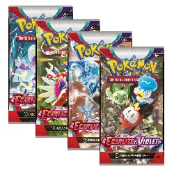booster de 10 cartes supplementaires de l'extension serie n°1 2023 ev01 - ecarlate et violet - 145 - 0055644