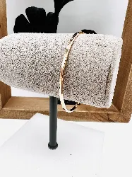 bracelet jonc fin lisse or 750 millième (18 ct) 10,01g